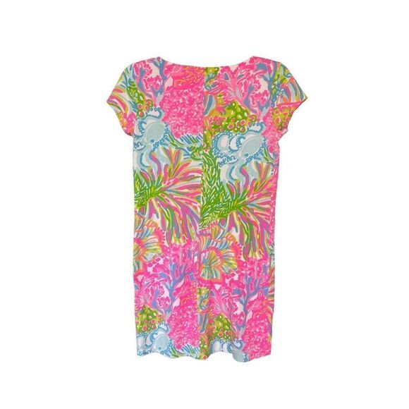 Lilly Pulitzer Womens Multicolor Tropical Print Cotton Brewster Mini Dress XS - Picture 7 of 7